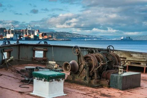 Ship Winch Stock Photos