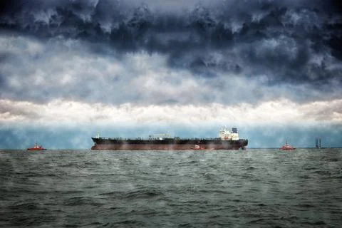 Ship at winter Stock Photos