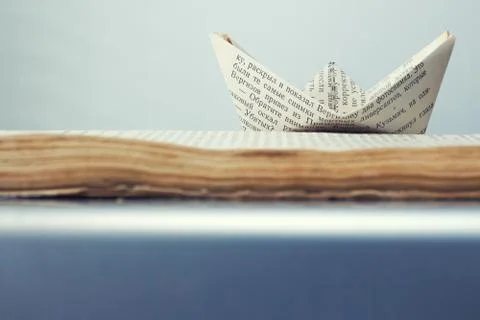 Ship of words Stock Photos