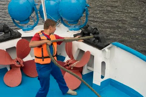 Ship worker Stock Photos