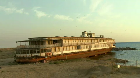 Ship Wreck 스톡 동영상 584933