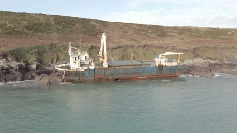 Ship Wreck Jib up 스톡 동영상 153057924