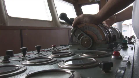 Shipboard equipment Stock Footage 3887413