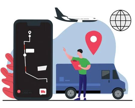 Shipment Concept Illustration Stock Illustration