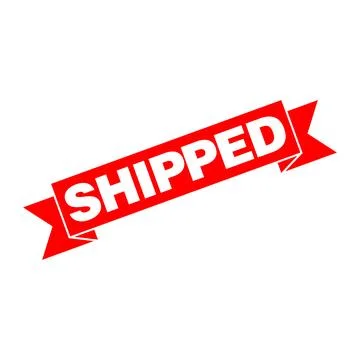 Shipped Letter Rubber Stamp Vector Design Template 스톡 일러스트