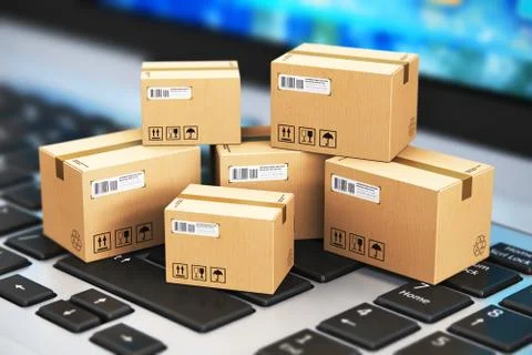 Shipping and logistics concept Stock Illustration