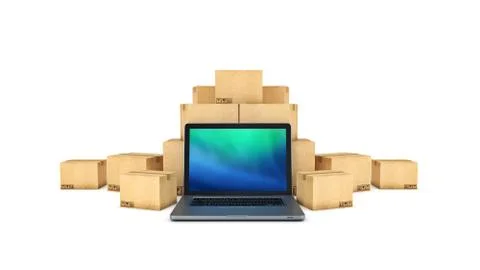 Shipping and logistics concept. Stock Illustration