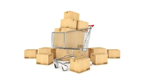Shipping and logistics concept. Stock Illustration