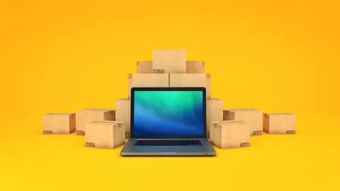 Shipping and logistics concept. Stock Illustration