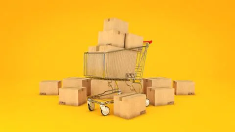 Shipping and logistics concept. イラスト素材
