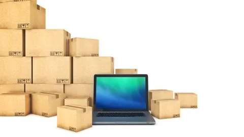 Shipping and logistics concept. Stock Illustration
