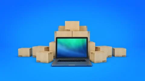Shipping and logistics concept. Stock Illustration