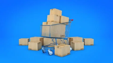 Shipping and logistics concept. Stock Illustration
