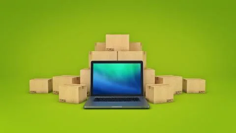 Shipping and logistics concept. Stock Illustration