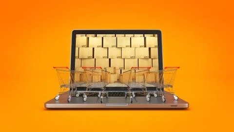 Shipping and logistics concept. Stock Illustration