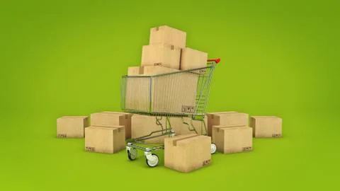 Shipping and logistics concept. Stock Illustration