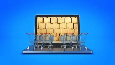 Shipping and logistics concept. Illustrazione stock