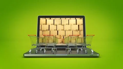 Shipping and logistics concept. Stock Illustration