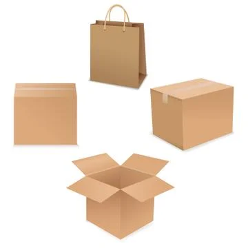 Shipping box Stock Illustration