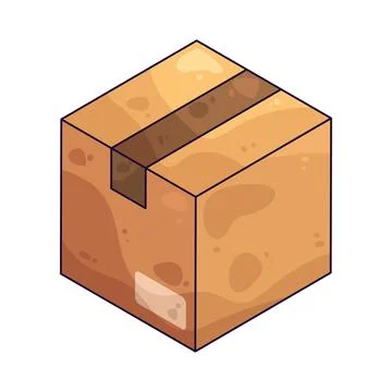 Shipping Box illustration 스톡 일러스트