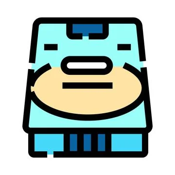Shipping box package delivery parcel icon illustration Ilustração Stock