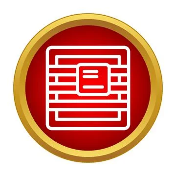 Shipping box with tracking label icon design Stock Illustration