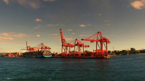 Shipping Canal Vídeo Stock 193879