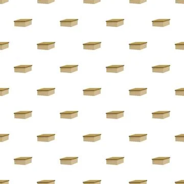 Shipping cardboard boxes seamless pattern for delivery concept 스톡 일러스트