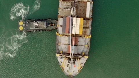Shipping container corgo transportation 스톡 동영상 116554064