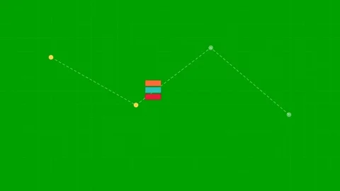Shipping Container Grid Flow Animated Motion Graphic Concept Stock Footage 341792455