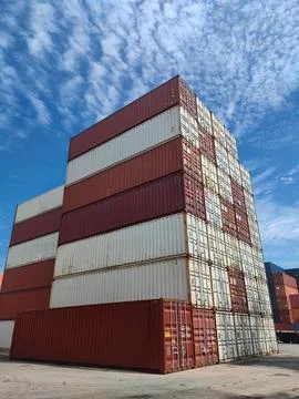Shipping container Stock Photos