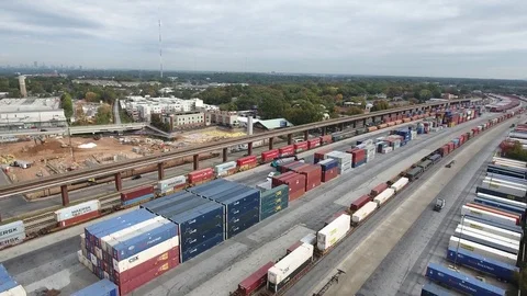 Shipping Containers Video stock 82633494