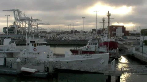 Shipping dock Stock Footage 419674