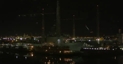 Shipping Dock Stock Footage 30440488