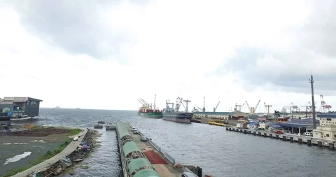 Shipping Dock Stock Footage 106551654