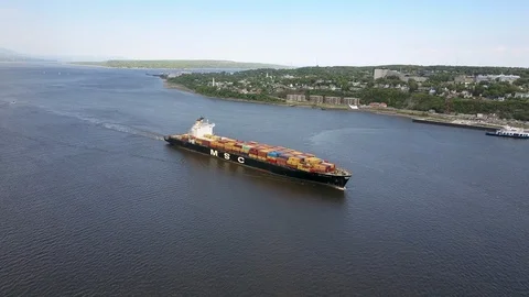 Shipping freighter Video stock 86017639