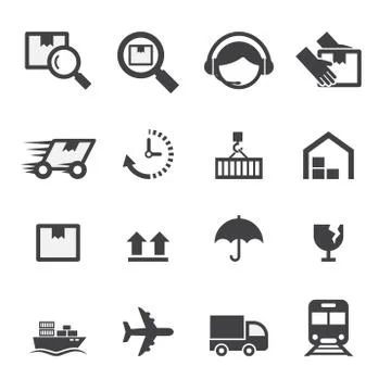 Shipping icon Stock Illustration