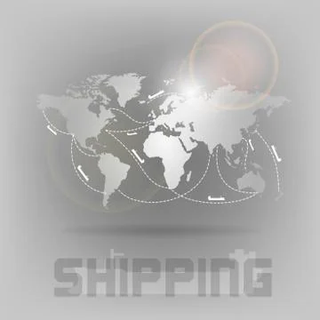 Shipping Stock Illustration