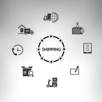 Shipping Stock Illustration