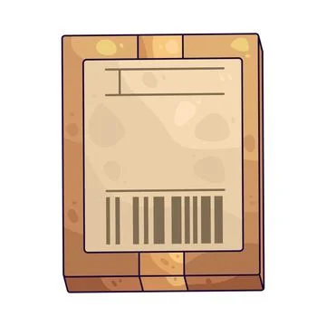 Shipping Label illustration 스톡 일러스트