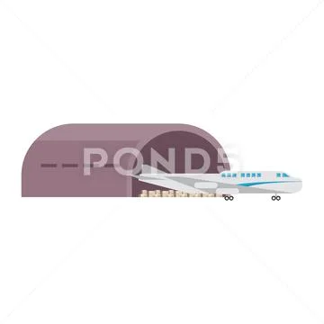 Shipping logistic delivery cargo cartoon Stock Illustration