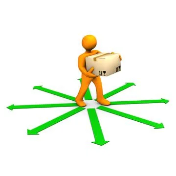 Shipping organization Stock Illustration