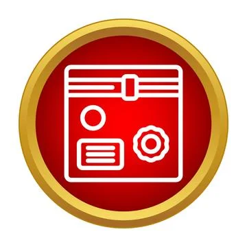 Shipping package delivery postal mail tracking icon Stock Illustration