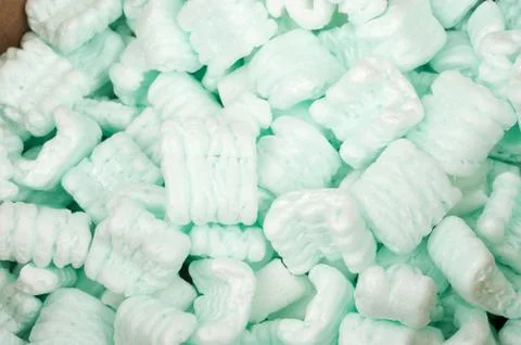 Shipping peanuts Stock Photos