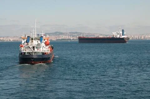 Shipping Stockfoto's