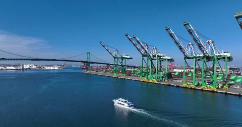 Shipping Port Stock Footage 196910097