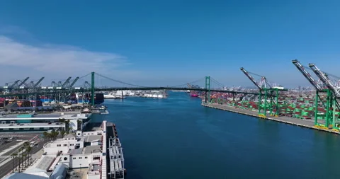 Shipping Port Stock Footage 196937881