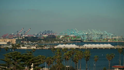 Shipping Port Stock Footage 332718512