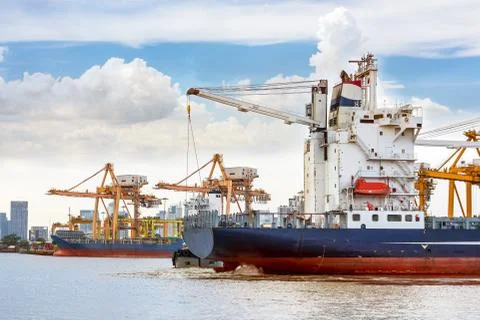 Shipping port Stock Photos