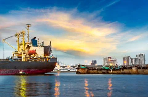 Shipping port Stock Photos